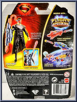 Superman (Laser Sight) from Superman - Man of Steel - Basic Series manufactured by Mattel [Back]