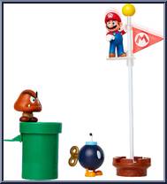 Acorn Plains Diorama Playset (Flag Pole) Action Figure