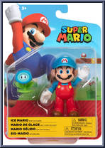 Ice Mario (with Ice Flower from Super Mario - Basic Series manufactured by Jakks Pacific [Front]