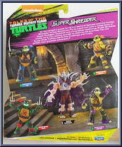 Super Ninja Raph from Tales of the Teenage Mutant Ninja Turtles - Super Shredder manufactured by Playmates [Back]