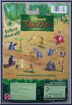 Tarzan & the Baboons from Tarzan - Disney's - Figurines manufactured by Mattel [Back]