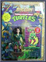 Shogun April (with Card) from Teenage Mutant Ninja Turtles - Shogun Turtles manufactured by Playmates [Front]