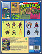 Donatello (Soft Head) from Teenage Mutant Ninja Turtles - 1988 - Basic Figures manufactured by Playmates [Back]