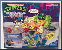 Double Barreled Plunger Gun from Teenage Mutant Ninja Turtles - 1989 - Accessories manufactured by Playmates [Front]