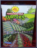 Farmer Don with Modern Mutant Tractor from Teenage Mutant Ninja Turtles - Farmer Turtles manufactured by Playmates [Box]
