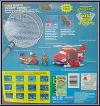 Turtle Transports - Firefightin' Frenzy Combo (with Card) from Teenage Mutant Ninja Turtles - Mini Mutants manufactured by Playmates [Back]