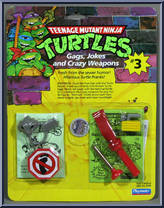 Gags, Jokes and Crazy Weapons #3 from Teenage Mutant Ninja Turtles - 1988 - Accessories manufactured by Playmates [Front]