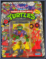 Heavy Metal Raph from Teenage Mutant Ninja Turtles - Rock 'N Rollin' Turtles manufactured by Playmates [Front]