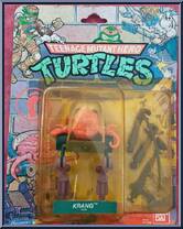 Krang from Teenage Mutant Ninja Turtles - 1989 - Basic Figures manufactured by Playmates [Front]