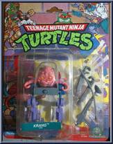 Krang from Teenage Mutant Ninja Turtles - 1989 - Basic Figures manufactured by Playmates [Front]