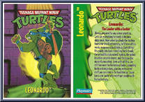 Leonardo (with Storage Shell) [Reissue] from Teenage Mutant Ninja Turtles - Storage Shell Turtles manufactured by Playmates [Card]