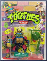 Leo, the Sewer Samurai from Teenage Mutant Ninja Turtles - Disguised Turtles manufactured by Playmates [Front]