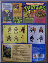 Leonardo from Teenage Mutant Ninja Turtles - 1988 - Basic Figures manufactured by Playmates [Back]