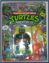 Make My Day Leo from Teenage Mutant Ninja Turtles - Disguised Turtles manufactured by Playmates [Front]