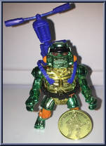 Warrior Metalhead Michaelangelo from Teenage Mutant Ninja Turtles - Warriors (with Coins) manufactured by Playmates [Loose]