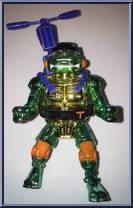 Warrior Metalhead Michaelangelo from Teenage Mutant Ninja Turtles - Warriors (with Coins) manufactured by Playmates [Loose]