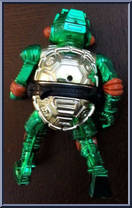 Warrior Metalhead Michaelangelo from Teenage Mutant Ninja Turtles - Warriors (with Coins) manufactured by Playmates [Loose]