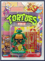 Michaelangelo from Teenage Mutant Ninja Turtles - 1988 - Basic Figures manufactured by Playmates [Front]