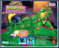 Mutatin' Michaelangelo from Teenage Mutant Ninja Turtles - Mutations manufactured by Playmates [Front]