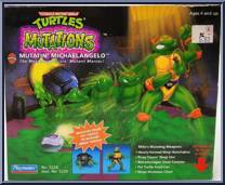 Mutatin' Michaelangelo from Teenage Mutant Ninja Turtles - Mutations manufactured by Playmates [Front]