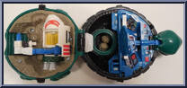 Mutant Michaelangelo Space Station Playset (with Cards) from Teenage Mutant Ninja Turtles - Mini Mutants manufactured by Playmates [Loose]