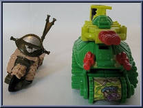 Turtle Transports - Mutant Combat Combo (with Card) from Teenage Mutant Ninja Turtles - Mini Mutants manufactured by Playmates [Loose]