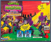 Mutatin' Foot Soldier from Teenage Mutant Ninja Turtles - Mutations manufactured by Playmates [Front]