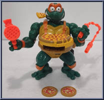 Pizza Tossin' Mike from Teenage Mutant Ninja Turtles - Pizza Tossin' Turtles manufactured by Playmates [Loose]