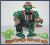 Pizza Tossin' Mike from Teenage Mutant Ninja Turtles - Pizza Tossin' Turtles manufactured by Playmates [Loose]