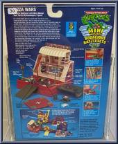 Bodacious Battlesets - Pizza Wars (with Card) from Teenage Mutant Ninja Turtles - Mini Mutants manufactured by Playmates [Back]