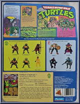 Raphael (Soft Head) from Teenage Mutant Ninja Turtles - 1988 - Basic Figures manufactured by Playmates [Back]