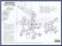 Retrocatapult from Teenage Mutant Ninja Turtles - 1989 - Accessories manufactured by Playmates [Instructions]