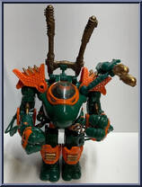 Robotation Michaelangelo from Teenage Mutant Ninja Turtles - Muta Force manufactured by Playmates [Loose]