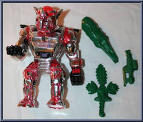 Warrior Rocksteady from Teenage Mutant Ninja Turtles - Warriors (with Coins) manufactured by Playmates [Loose]