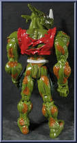 Supermutant Rocksteady from Teenage Mutant Ninja Turtles - Super-Mutants manufactured by Playmates [Loose]