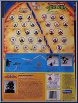 Safari Michelangelo  from Teenage Mutant Ninja Turtles - Adventurers (with Coins) manufactured by Playmates [Back]