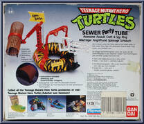 Sewer Party Tube from Teenage Mutant Ninja Turtles - 1989 - Accessories manufactured by Playmates [Back]
