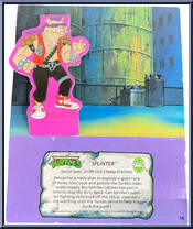 Splinter from Teenage Mutant Ninja Turtles - 1988 - Basic Figures manufactured by Playmates [Stand]