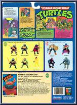 Super Mike [Reissue] from Teenage Mutant Ninja Turtles - Sewer Heroes manufactured by Playmates [Back]