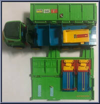 Super Trailer from Teenage Mutant Ninja Turtles - Mini Mutants - Japanese Exclusives manufactured by Playmates [Loose]
