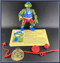 Track 'n Field Leo from Teenage Mutant Ninja Turtles - Turtle Games manufactured by Playmates [Loose]