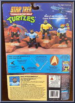 First Officer Donatello from Teenage Mutant Ninja Turtles - Star Trek Turtles (with Cards) manufactured by Playmates [Back]