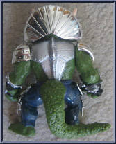 Shogun Triceraton (with Card) from Teenage Mutant Ninja Turtles - Shogun Turtles manufactured by Playmates [Loose]
