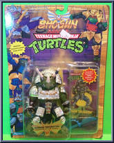 Shogun Triceraton (with Card) from Teenage Mutant Ninja Turtles - Shogun Turtles manufactured by Playmates [Front]