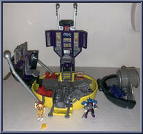 Carry Along Communicator Playset (with Cards) from Teenage Mutant Ninja Turtles - Mini Mutants manufactured by Playmates [Loose]