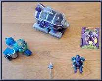 Turtle Transports - The Turtle Tenderizin' Combo (with Card) from Teenage Mutant Ninja Turtles - Mini Mutants manufactured by Playmates [Loose]