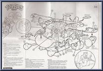 Turtlecopter from Teenage Mutant Ninja Turtles - Mutant Military - Accessories manufactured by Playmates [Instructions]