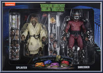 Splinter / Shredder from Teenage Mutant Ninja Turtles - 1990 Movie - Exclusives manufactured by Neca [Front]