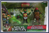 Evolution of Raphael from Teenage Mutant Ninja Turtles - 2014 Movie - Box Sets manufactured by Playmates [Front]