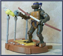 Don from Teenage Mutant Ninja Turtles - Animated - Shell Kickers manufactured by Playmates [Loose]